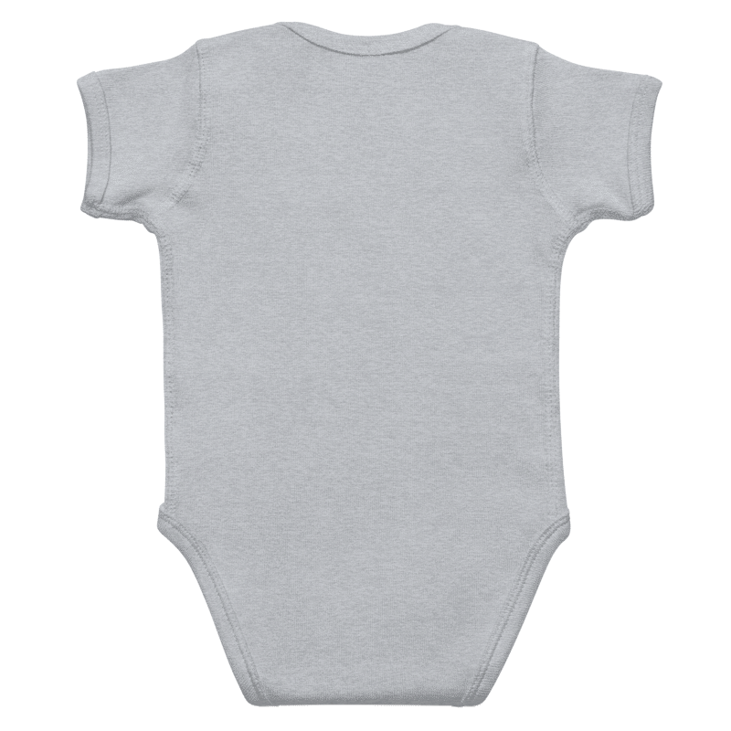 Baby Short Sleeve Bodysuit l Athletic Heather