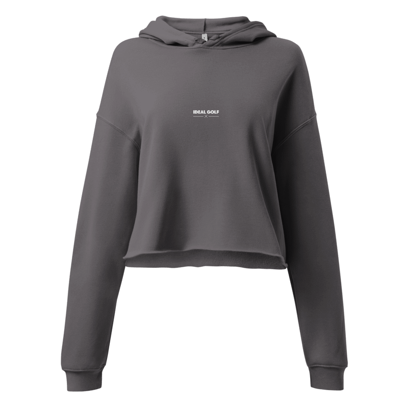 Women's Cropped Hoodie I Casual Gray