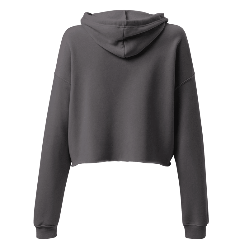 Women's Cropped Hoodie I Casual Gray