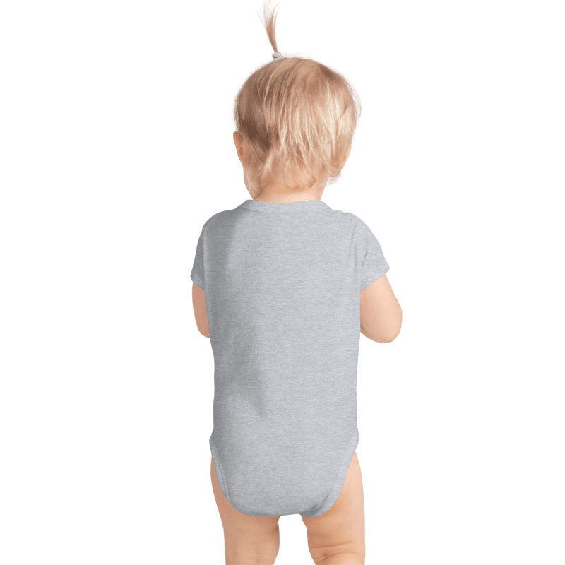 Baby Short Sleeve Bodysuit l Athletic Heather