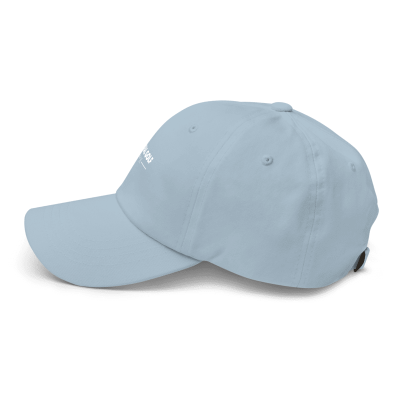 Casual Golf Hat l Cream Blue